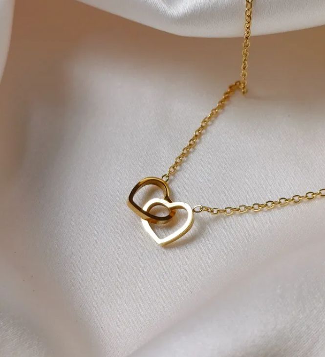 Double Heart Necklace