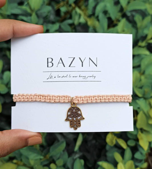 Hamsa Braided Bracelet