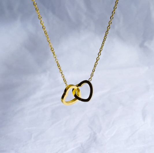 Double Heart Necklace